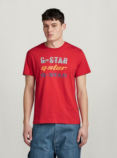 Camiseta Triple Logo Graphic